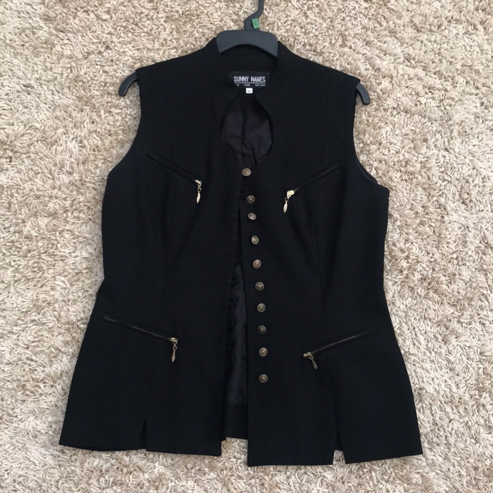 Vintage Black Vest